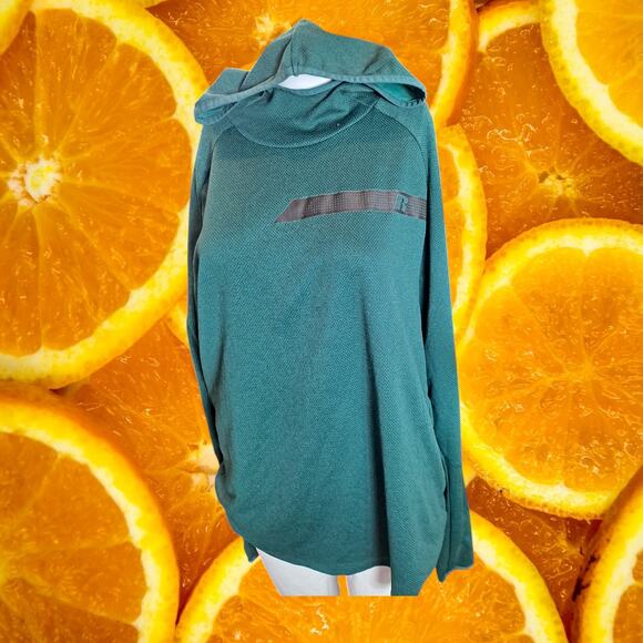 RUSSELL Men's Forest Green Training Fit dri-power 360 Pullover Hoodie‎ Size L - Picture 1 of 7